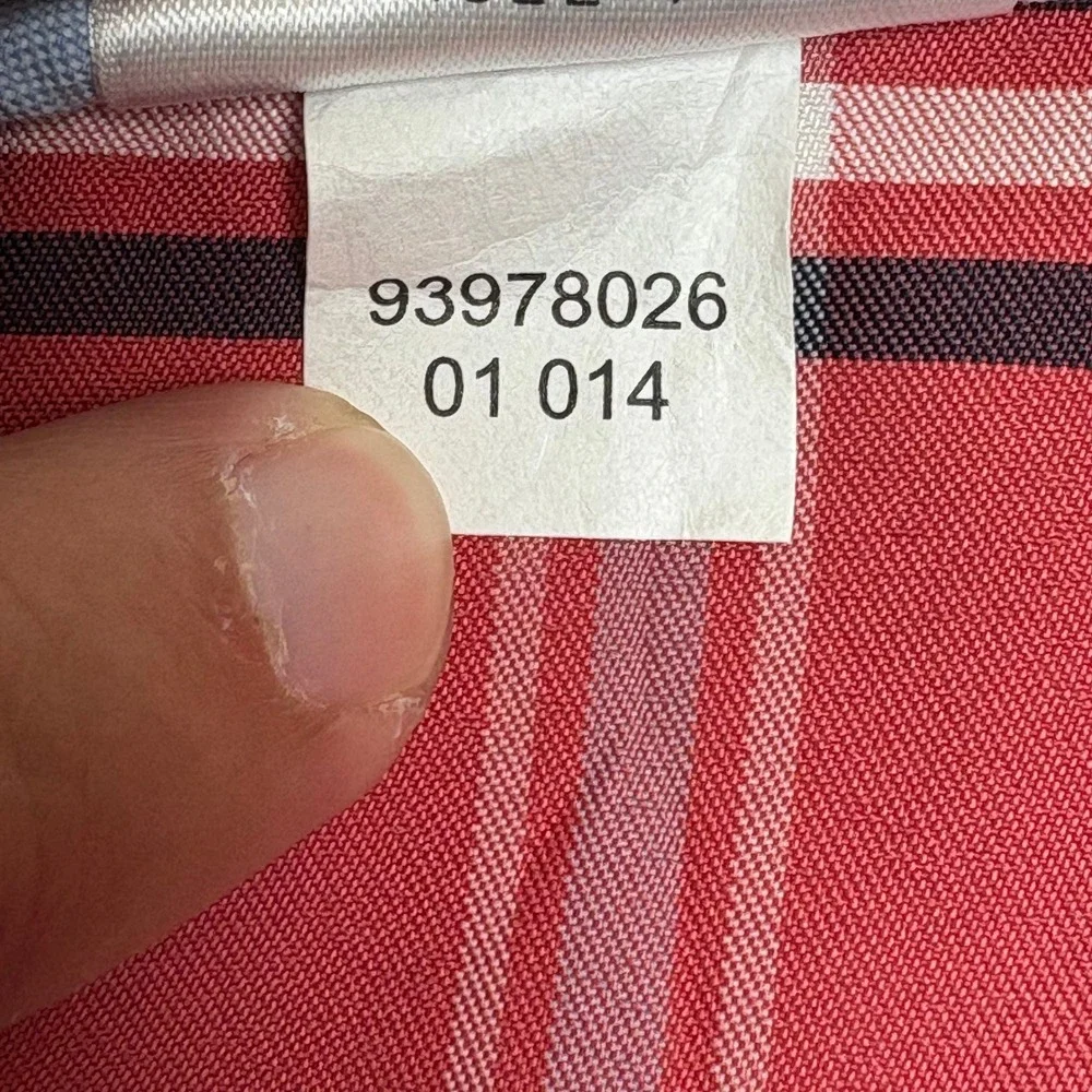 Brooks Brothers Red Mens‎ Plaid Board Shorts Red White Navy Swim Trunks 32